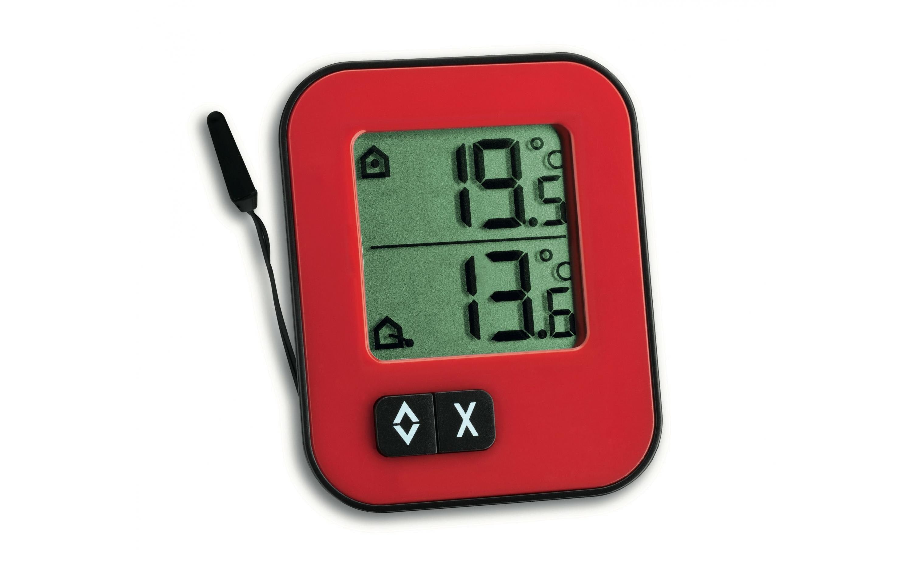 TFA Dostmann, Thermometer MOXX Digital, Rot