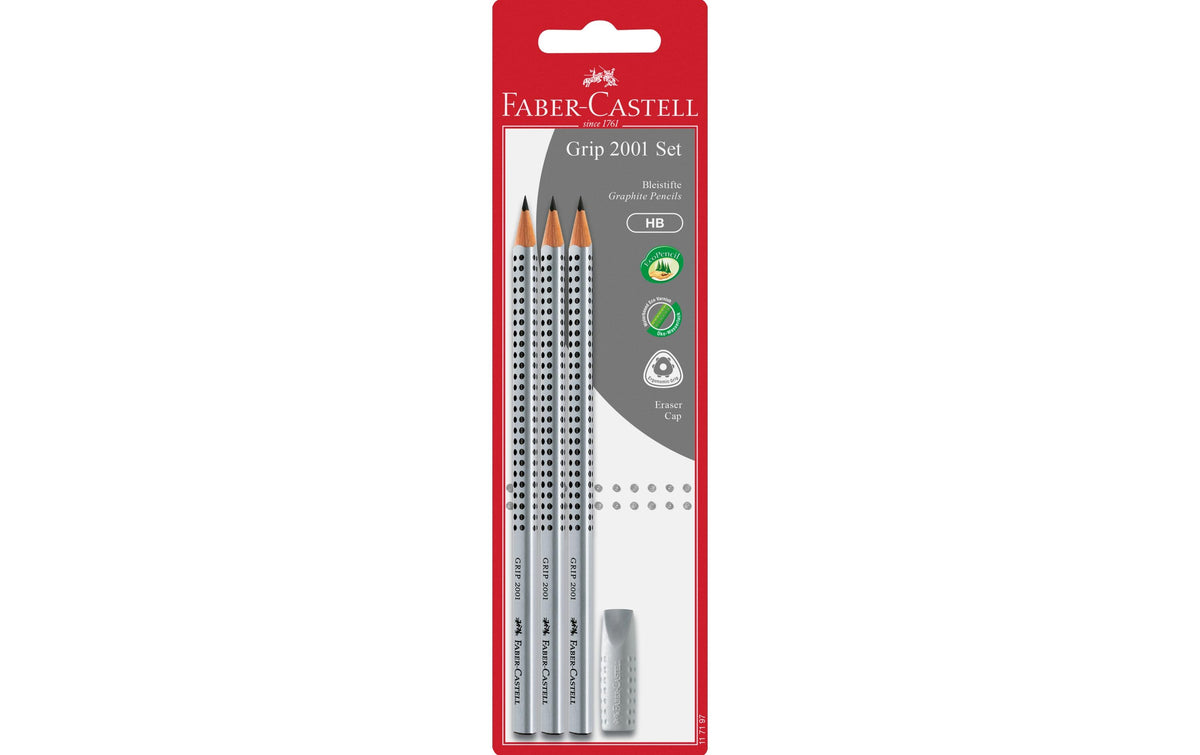 Faber-Castell Bleistift Grip 2001 Set HB