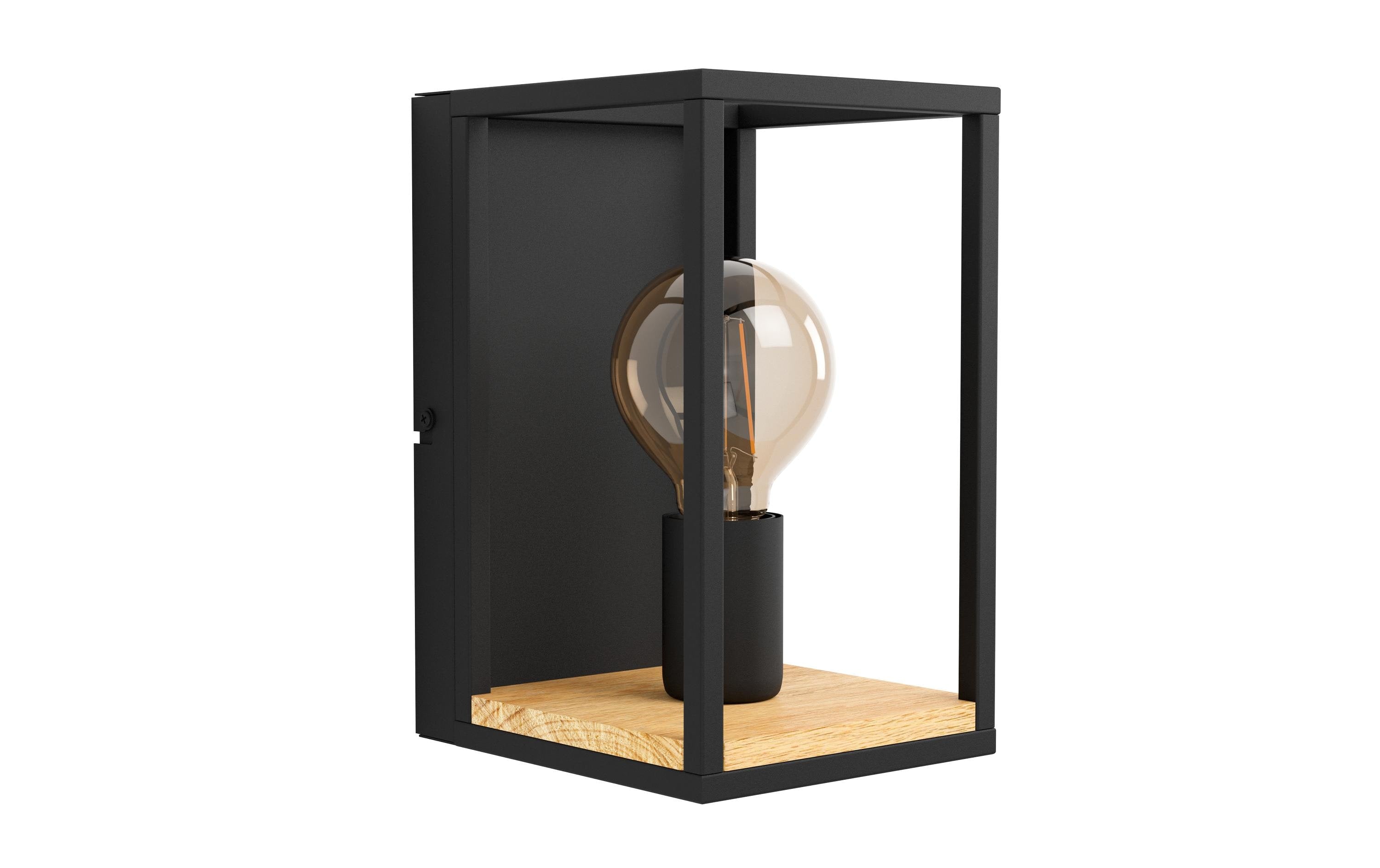 EGLO LIBERTAD Wandleuchte schwarz/braun
