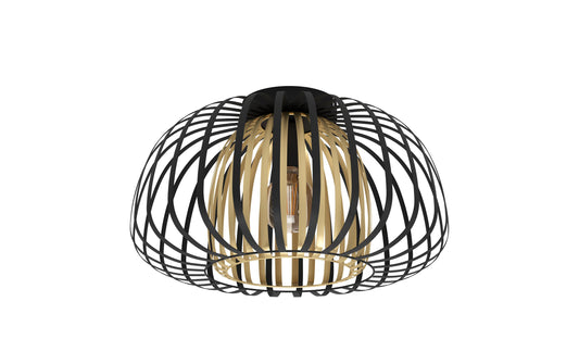 EGLO Leuchten | EGLO ENCINITOS Deckenleuchte schwarz/gold | exkl. 1x E27 40W