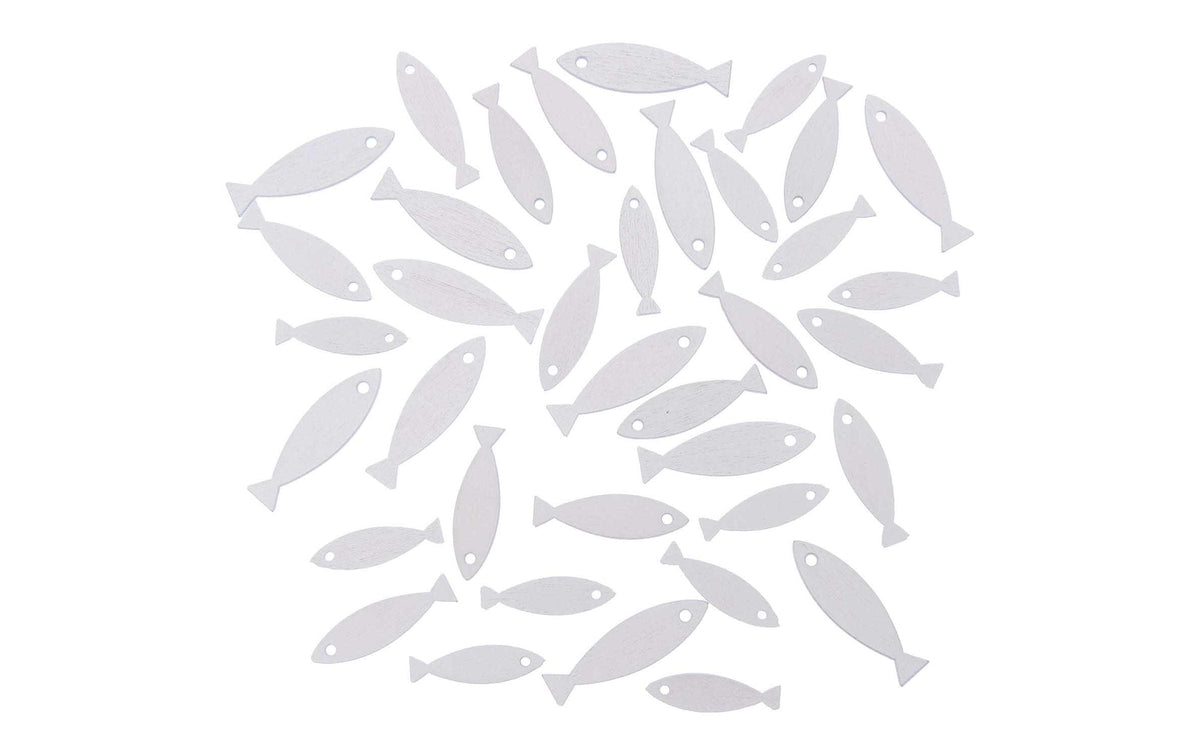 Rico Streudeko Holz Fisch weiss
