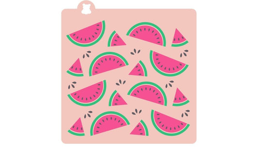 Backshop Schablone Wassermelone
