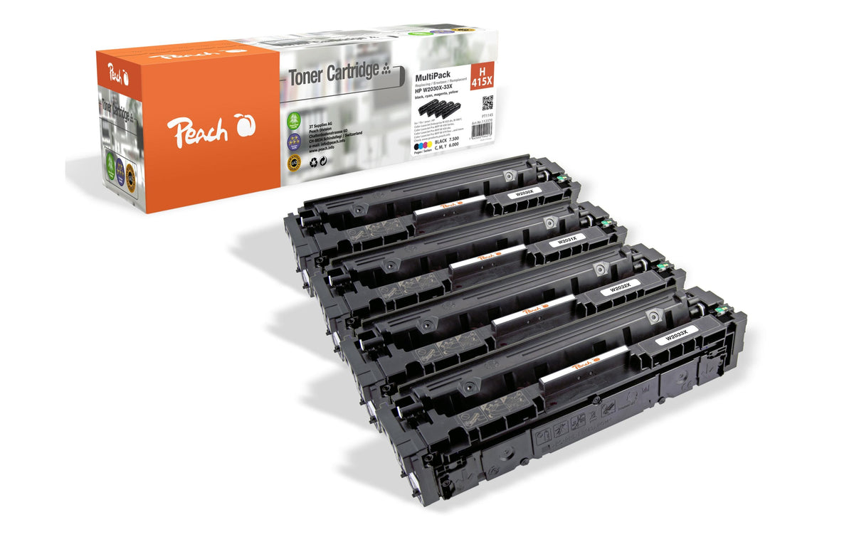 Peach, Toner HP Nr. 415X / W2030-3X BK, C,