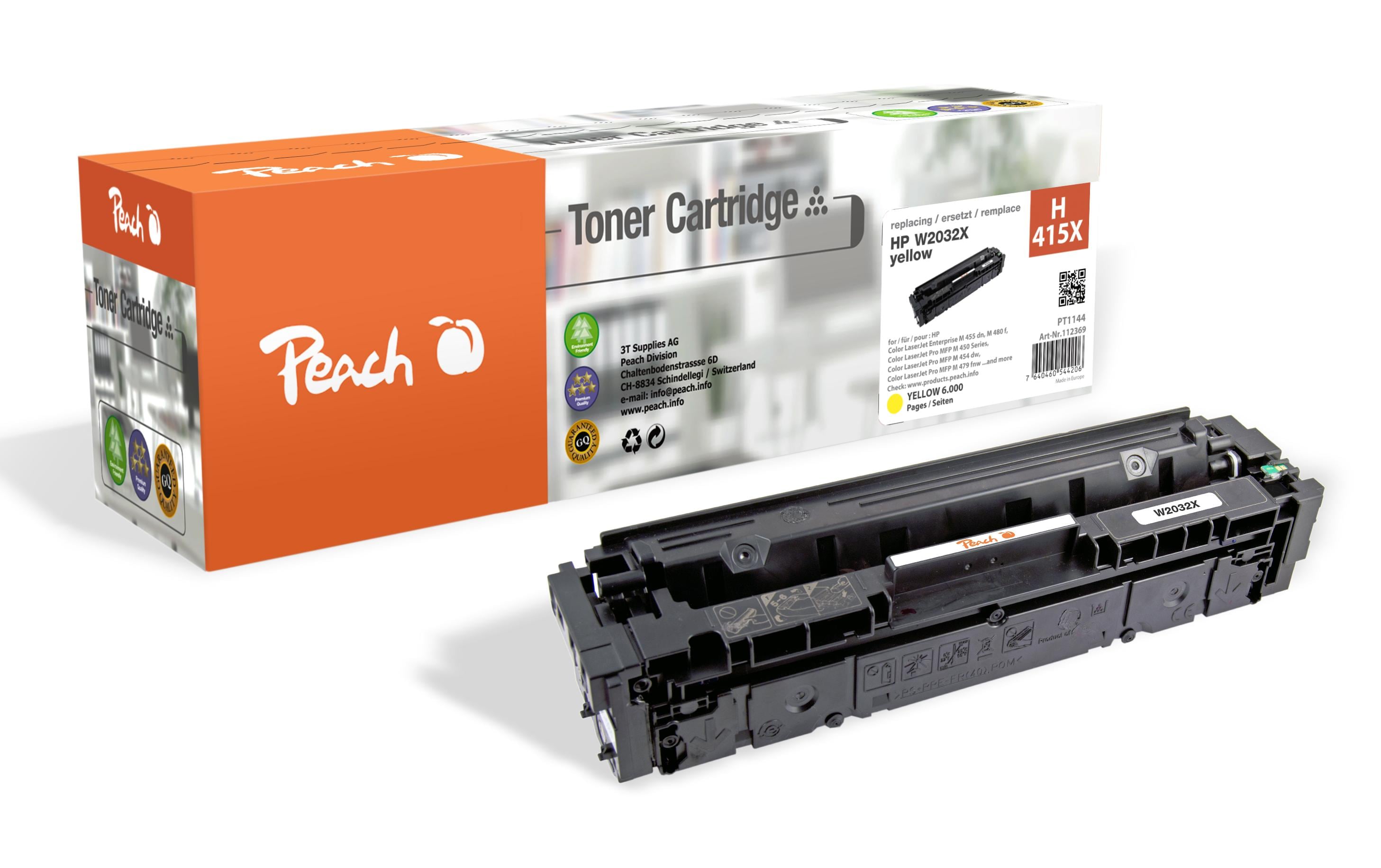 Peach, Toner HP Nr. 415X / W2033X Yellow