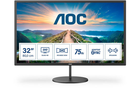 AOC | 32 Q32V4, 2560x1440, IPS | Displayport, 1x HDMI, 4ms