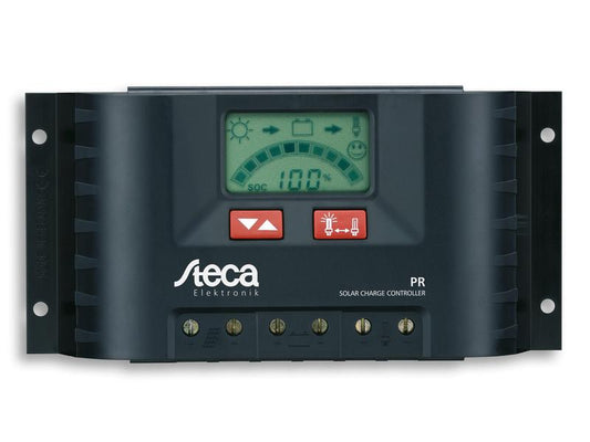 Steca | Laderegler 30/30 12/24v | PR3030 mit LCD Anzeige