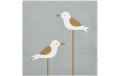 Rico Design | Servietten33x33 cm | Möwen, 20 Stück, 3-lagig
