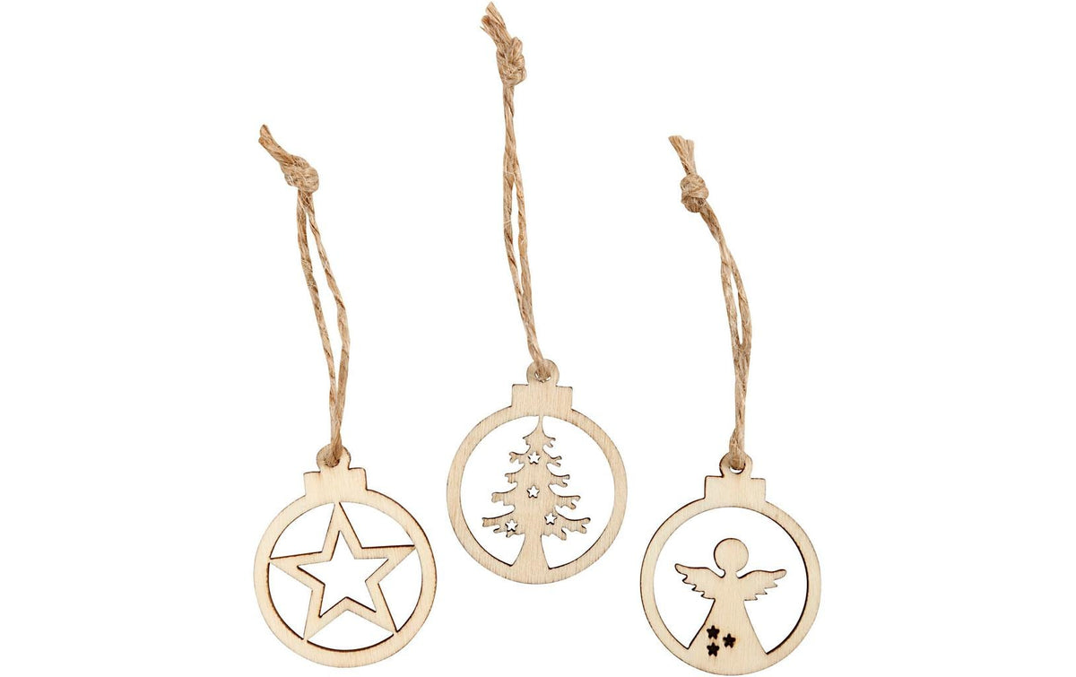 Creativ Company Weihnachtsanhänger aus Holz