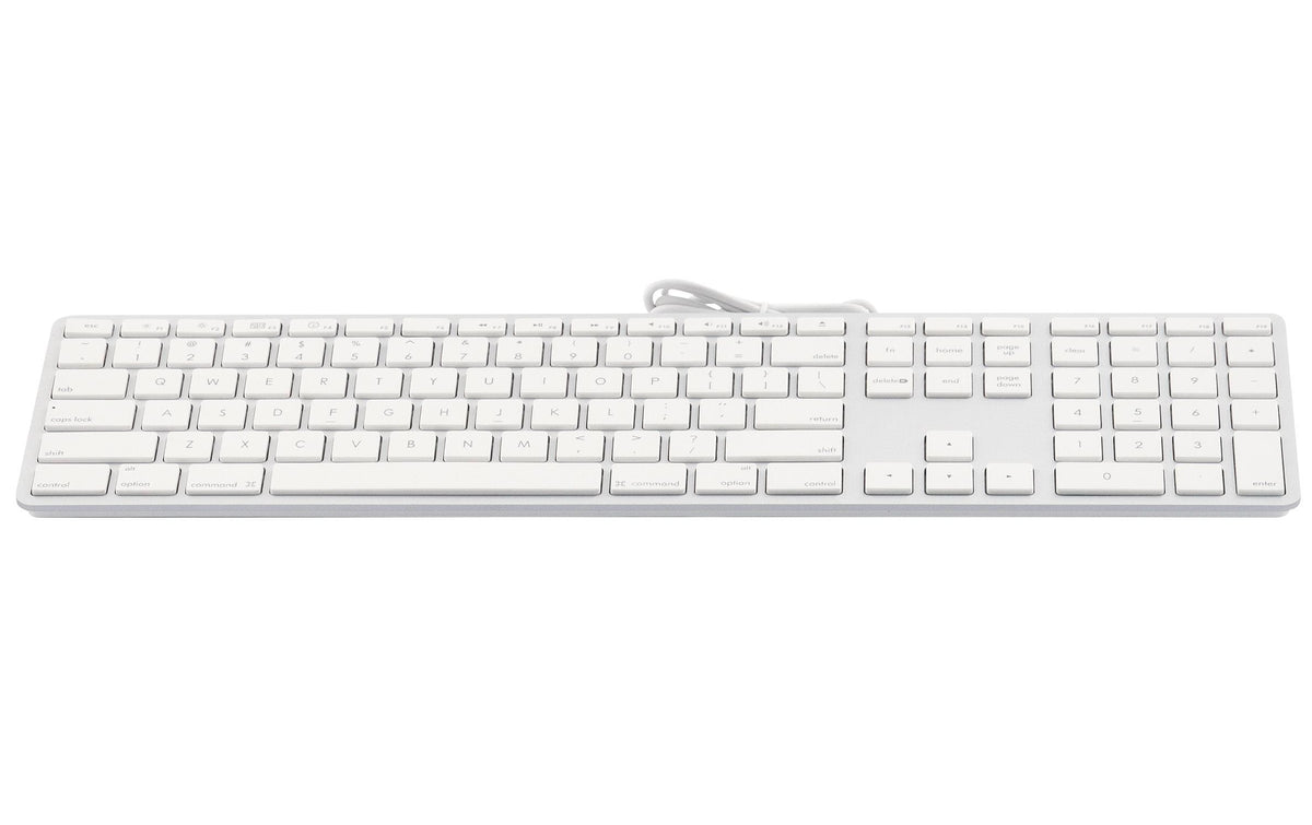 LMP, Tastatur KB-1243 Weiss, US-Layout mit