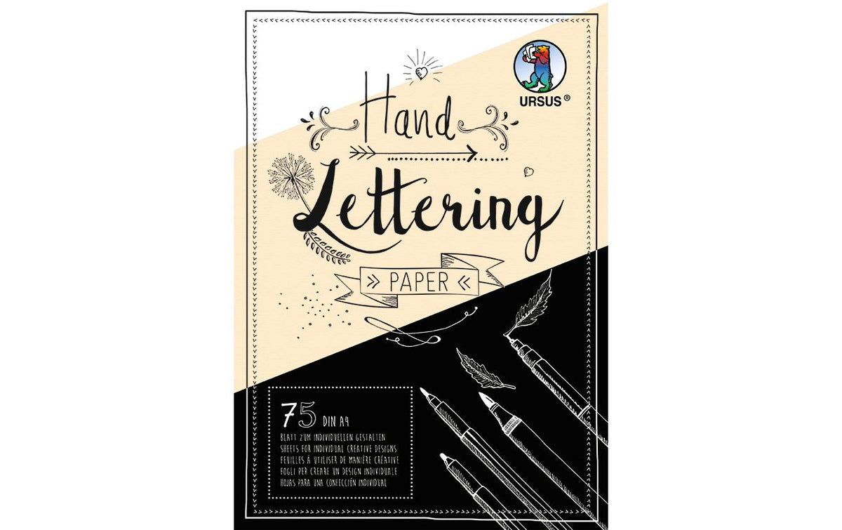 URSUS Handlettering Paper A4 Color-Mix