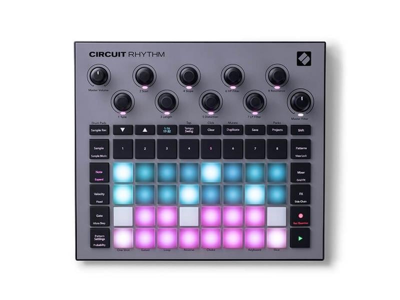 Novation | Circuit Rhythm | Beatproduction Sampler, Lithium-Ionen-Akku