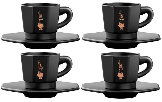Bialetti, Espressotasse 80 ml, 4 Stück, Sch