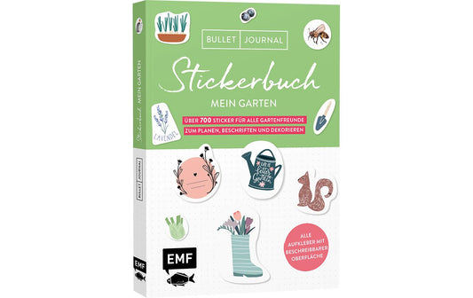 EMF, Stickerbuch Mein Garten 700 Stück