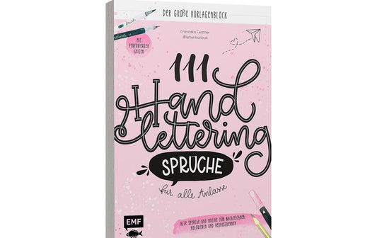 EMF | Handbuch Handlettering Sprüche für Alle | 128 Seiten
