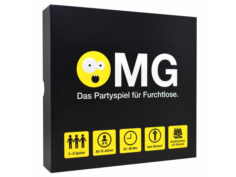 Ace-It applications | OMG - Das Partyspiel für Furchtlose | Alter: 16+, 3-8 Spieler