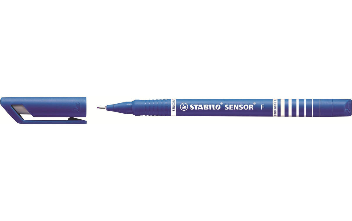 STABILO, Fineliner SENSOR 189 Fein (F), Bla