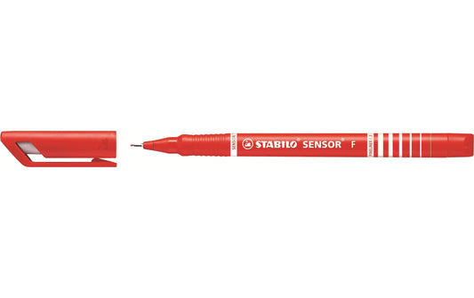 STABILO | Fineliner SENSOR 189 | Fein (F), Rot