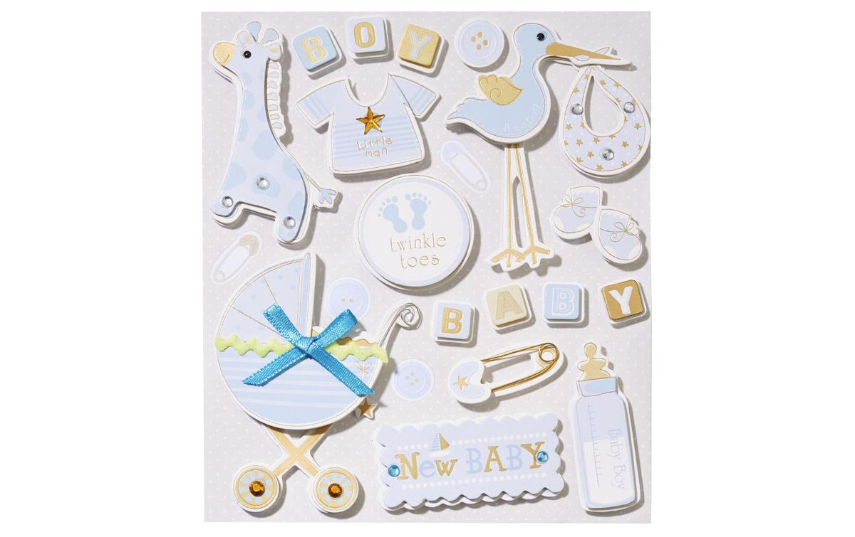 Hobbyfun 3D-Sticker Babyboy