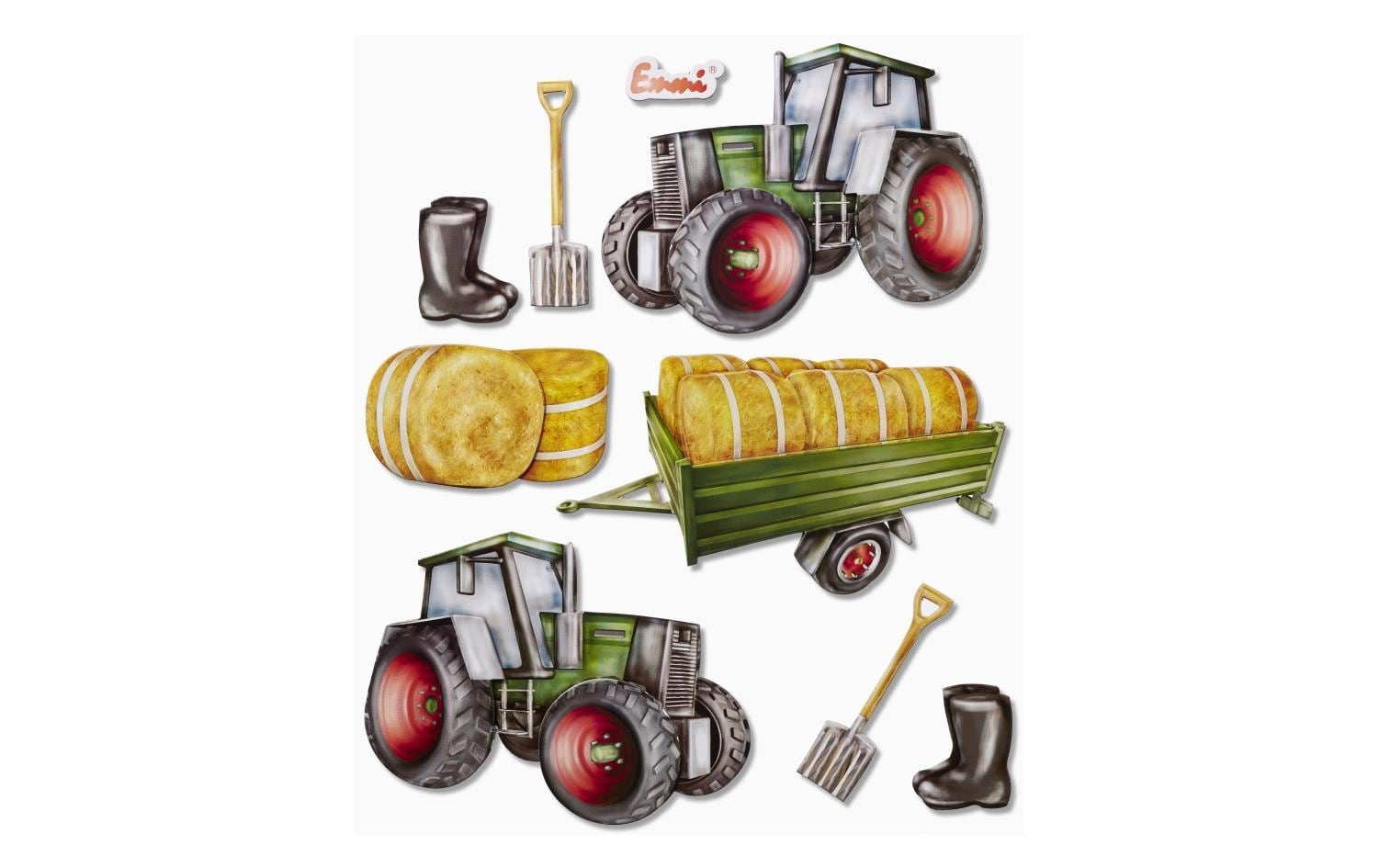 Hobbyfun XXL-Sticker 3D Traktor
