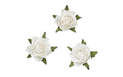 HobbyFun, Streudeko Rosen 20 Stück, Weiss