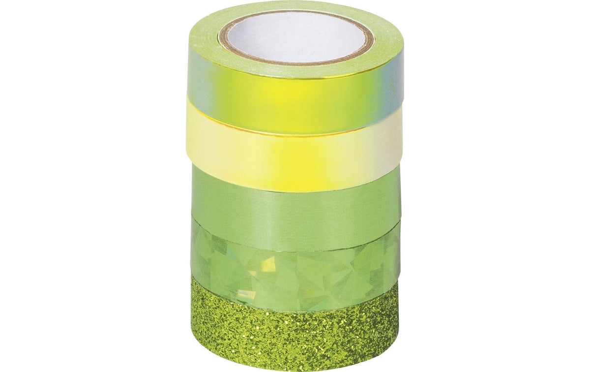Heyda Washi Tape Effekt Mix Basic Grün