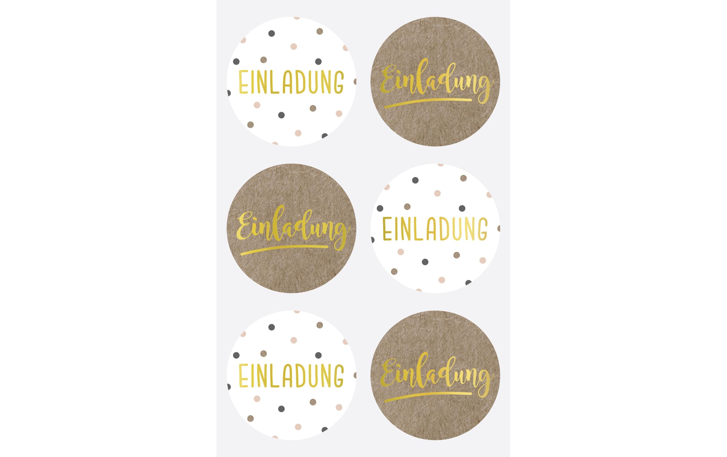 Heyda Motivsticker Einladung