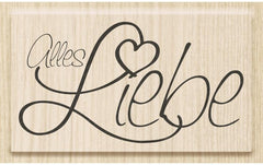 Heyda Motivstempel Alles Liebe