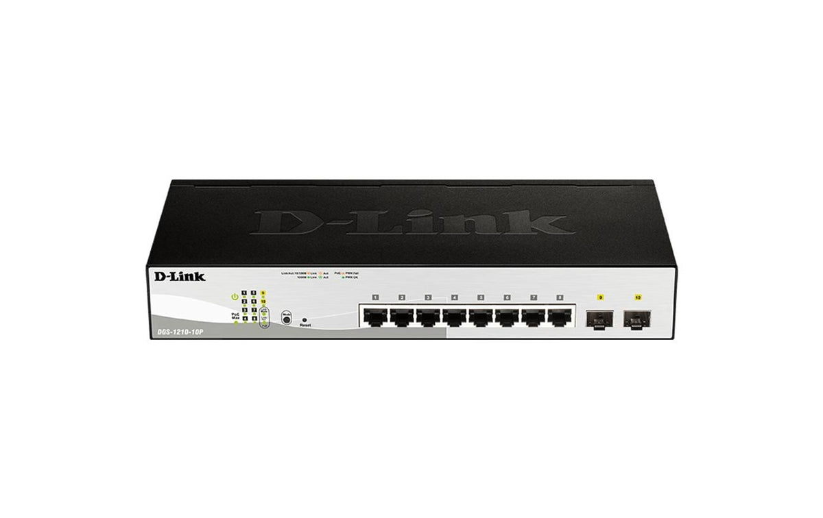 D-Link DGS-1210-10P/E: 10Port Smart PoE
