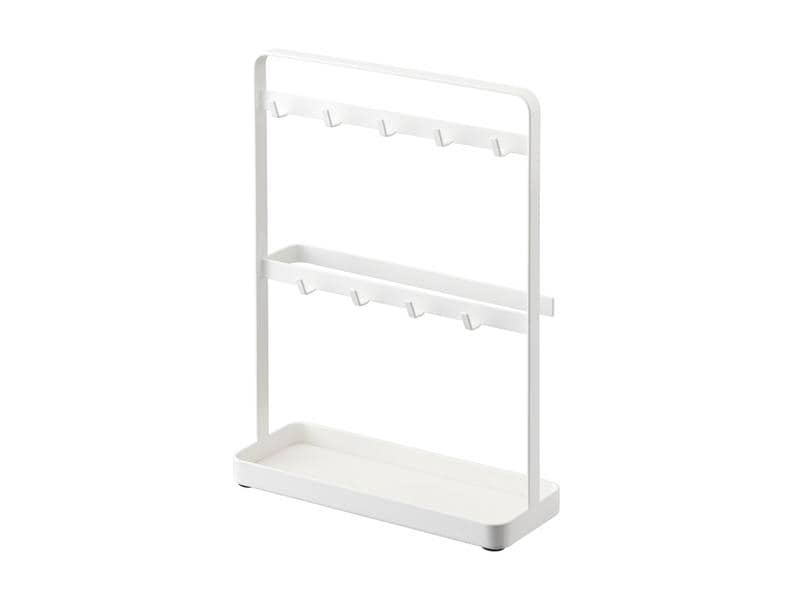Yamazaki | Schlüsselablage Smart weiss | Metall, 200x75x265mm