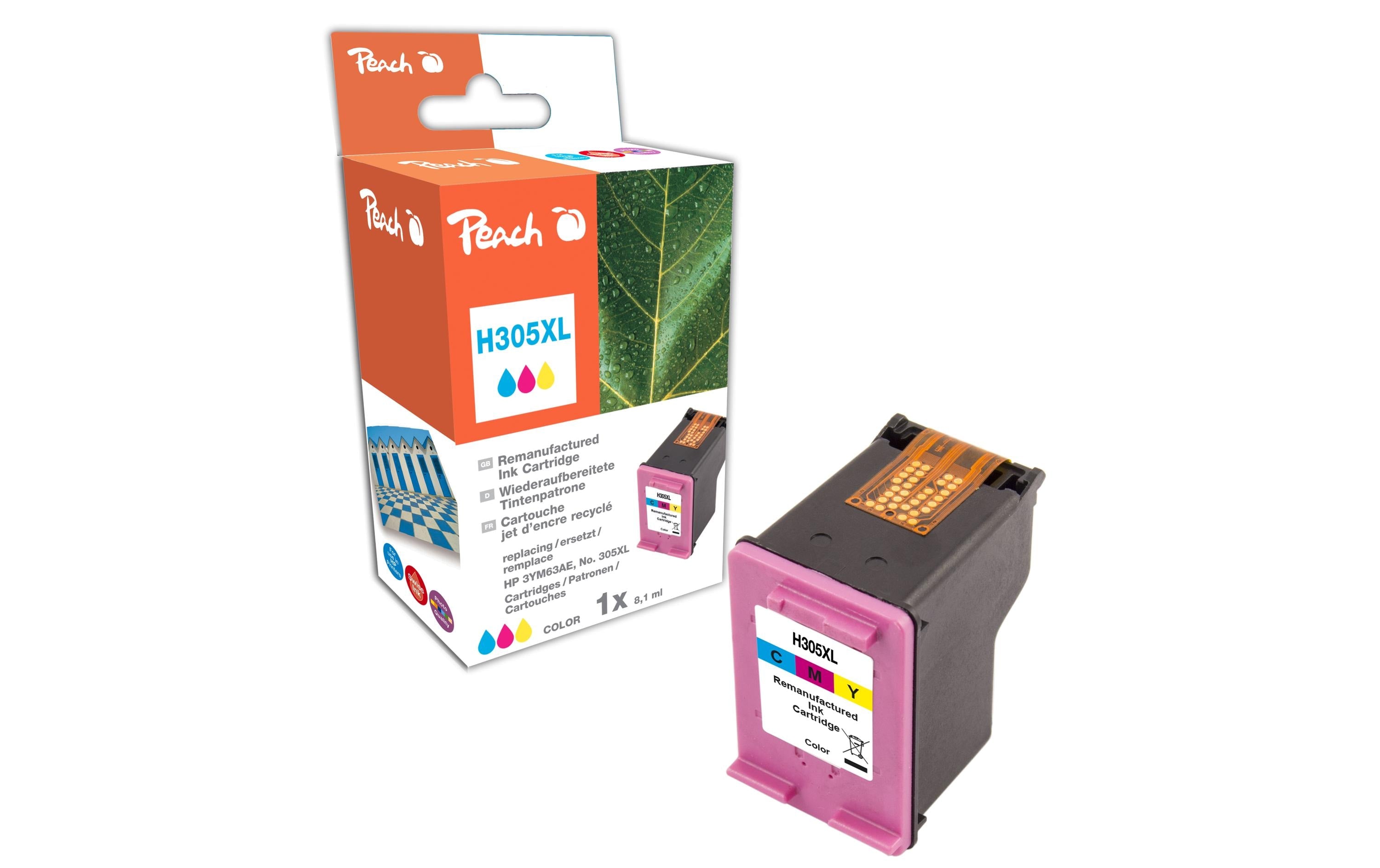 Peach, Tinte HP Nr. 305XL / 3YM63AE Color (