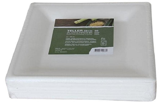 Weita Teller gross quadratisch weiss