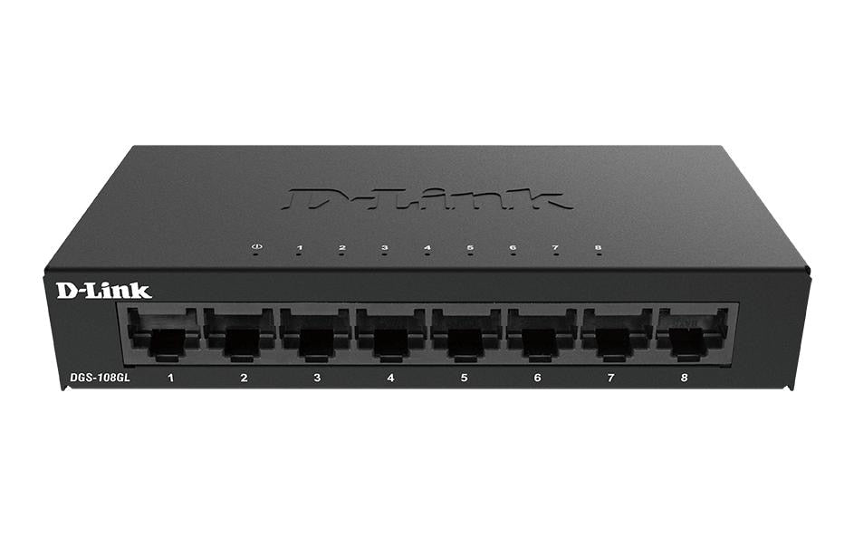 D-Link DGS-108GL/E: 8Port Switch, 1Gbps