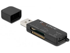 Delock | 91757 USB Card Reader | 1x USB-A Stecker, USB 3.2 Gen 1