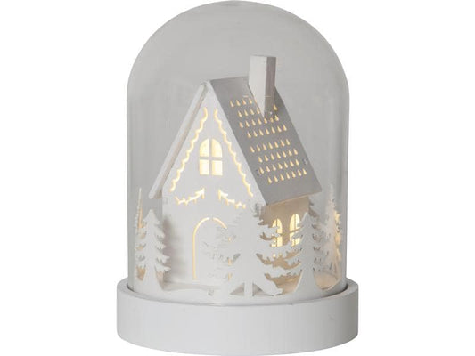 Star Trading | Tischdekoration Kupol | 12.5 x 17.5 cm x 12.5 cm, 3 LEDs, Indoor