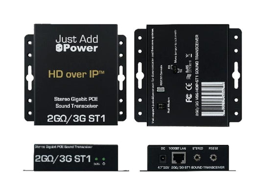 JUSTADDPOWER | Just Add Power JP-ST1 | IP Transmitter/Receiver, Audio