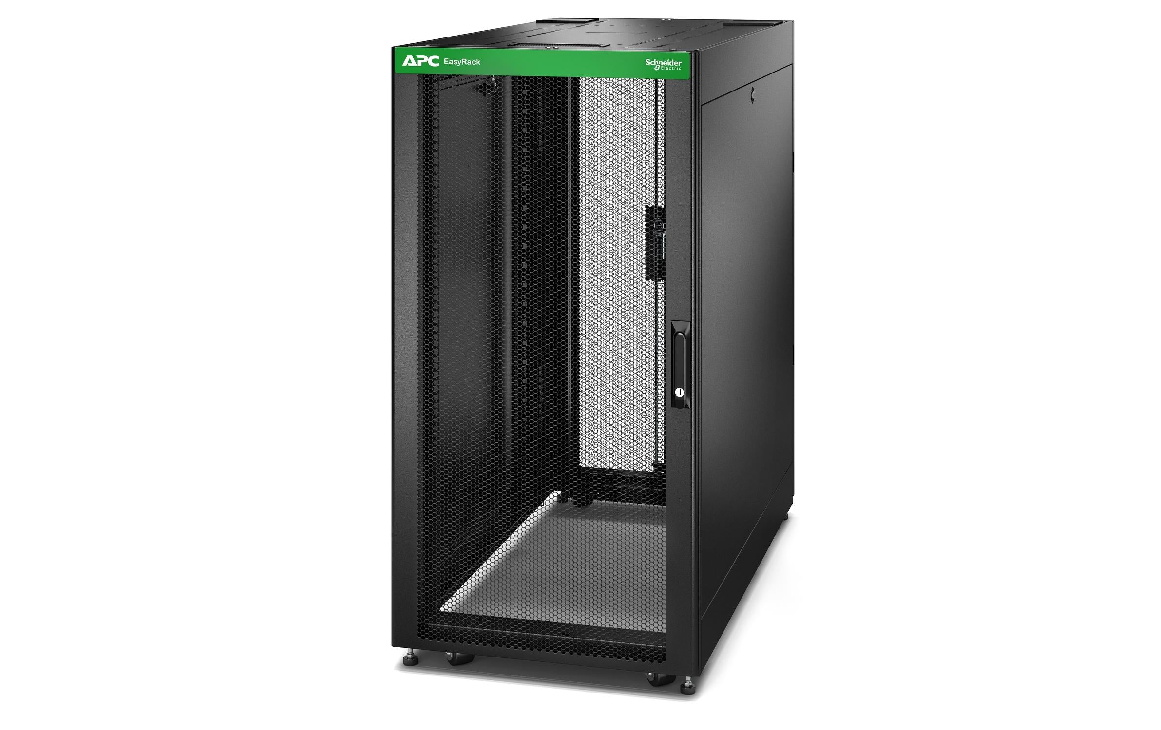 APC Easy Rack 24HE / 600mm/1000mm, Schwarz