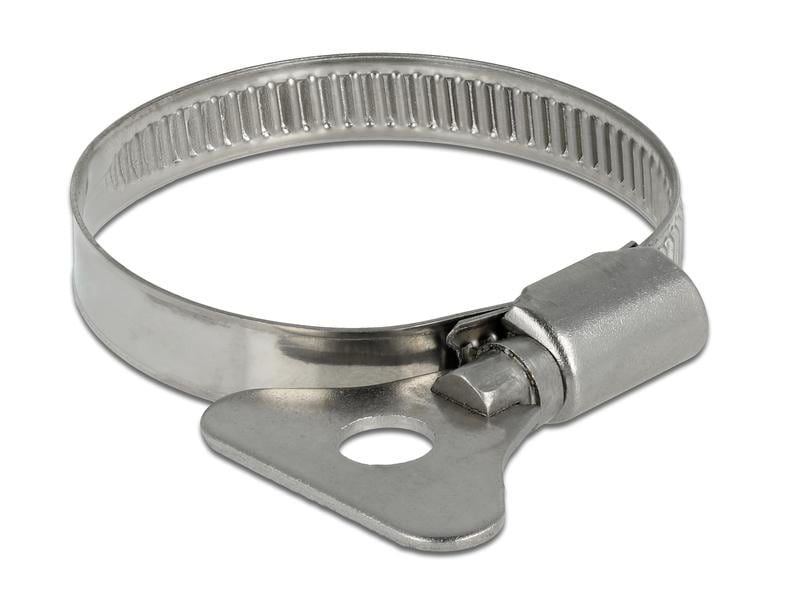 Delock | Schlauchschellen 32-50mm, 10 Stück | mit Flügelmutter, Metall