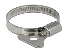 Delock | Schlauchschellen 32-50mm, 10 Stück | mit Flügelmutter, Metall