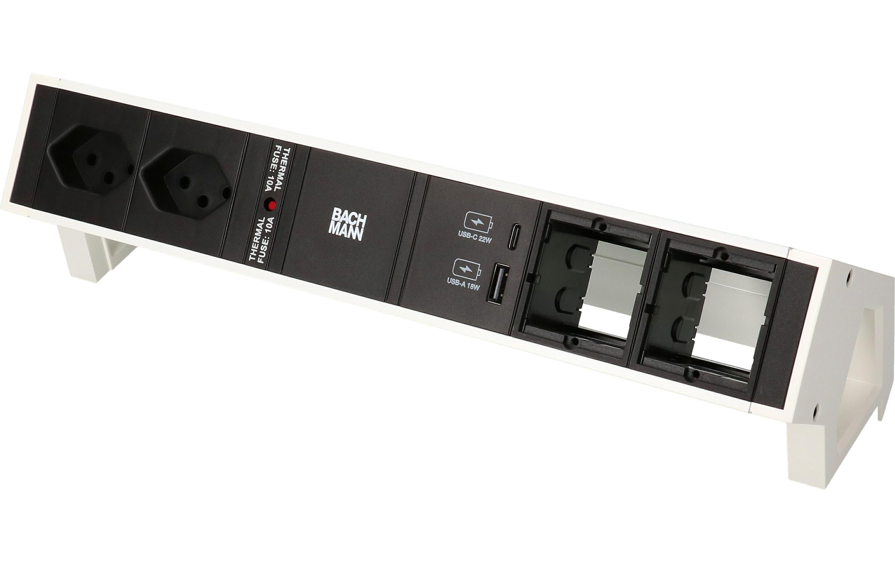 Bachmann Steckdosenleiste DESK 2, 2xT13