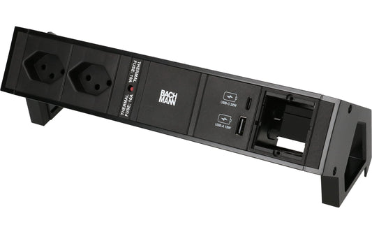 Bachmann Steckdosenleiste DESK 2, 2xT13