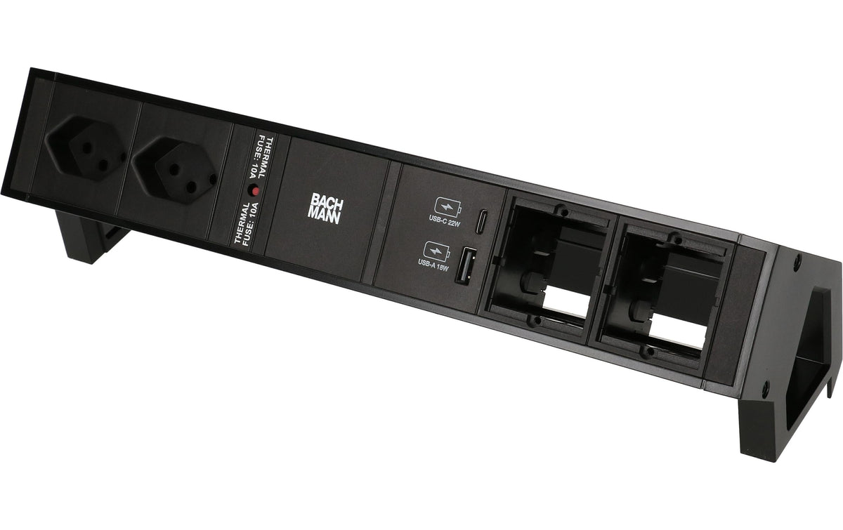 Bachmann Steckdosenleiste DESK 2, 2xT13