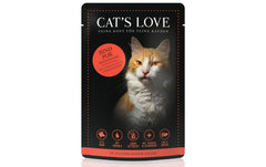 Cat's Love, Nassfutter Adult Rind, 85 g