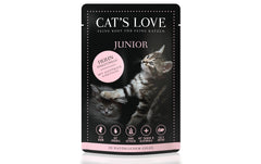 Cat's Love, Nassfutter Junior Huhn, 85 g