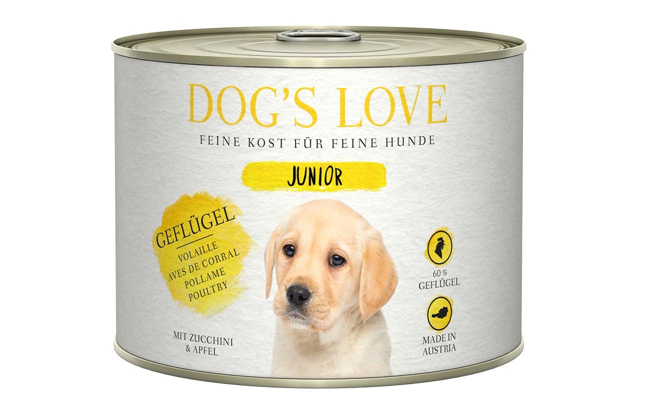 Dogs Love Nassfutter Junior Geflügel