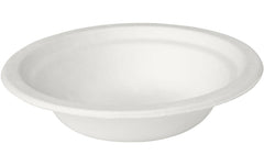 Duni | Suppenteller 450ml | 50Stück, Bagasse, Ø 18 cm, Weiss