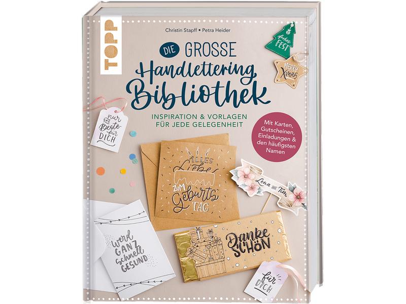 Frechverlag | Topp Buch Handlettering Bibiliothek | 160 Seiten