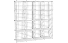 Songmics | Steckregalsystem mit 16 Würfeln à | 30x30 cm, Tragkraft pro Würfel: 10kg