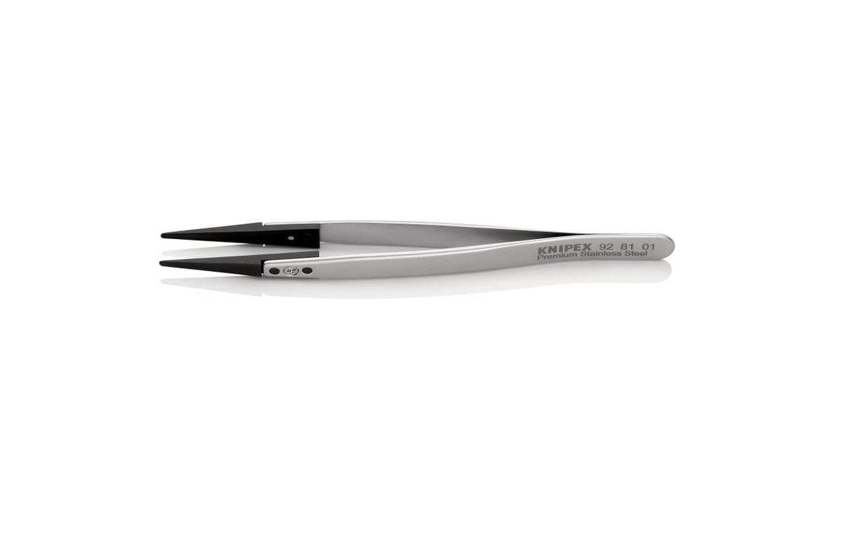 Pinzette mit Wechselspitzen ESD  130 mm