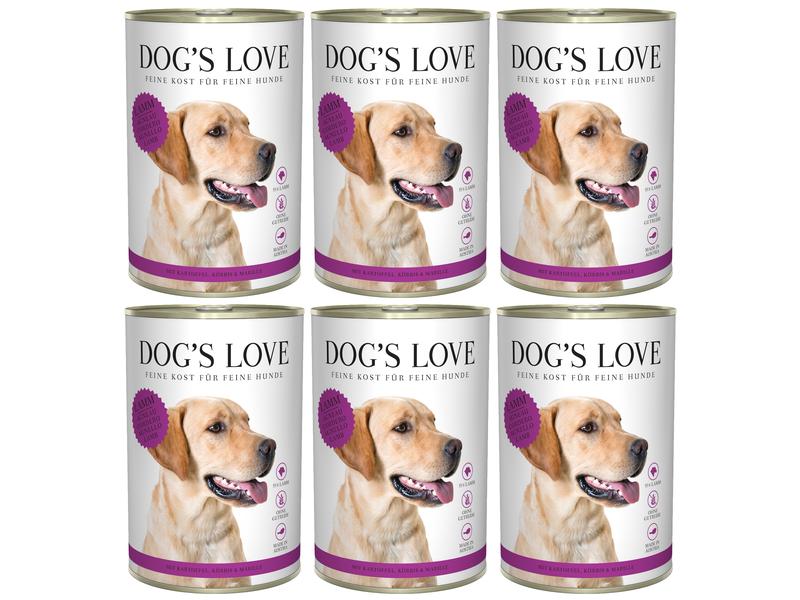 Dog's Love | Dogs Love Nassfutter Adult Lamm | 6 x 400 g