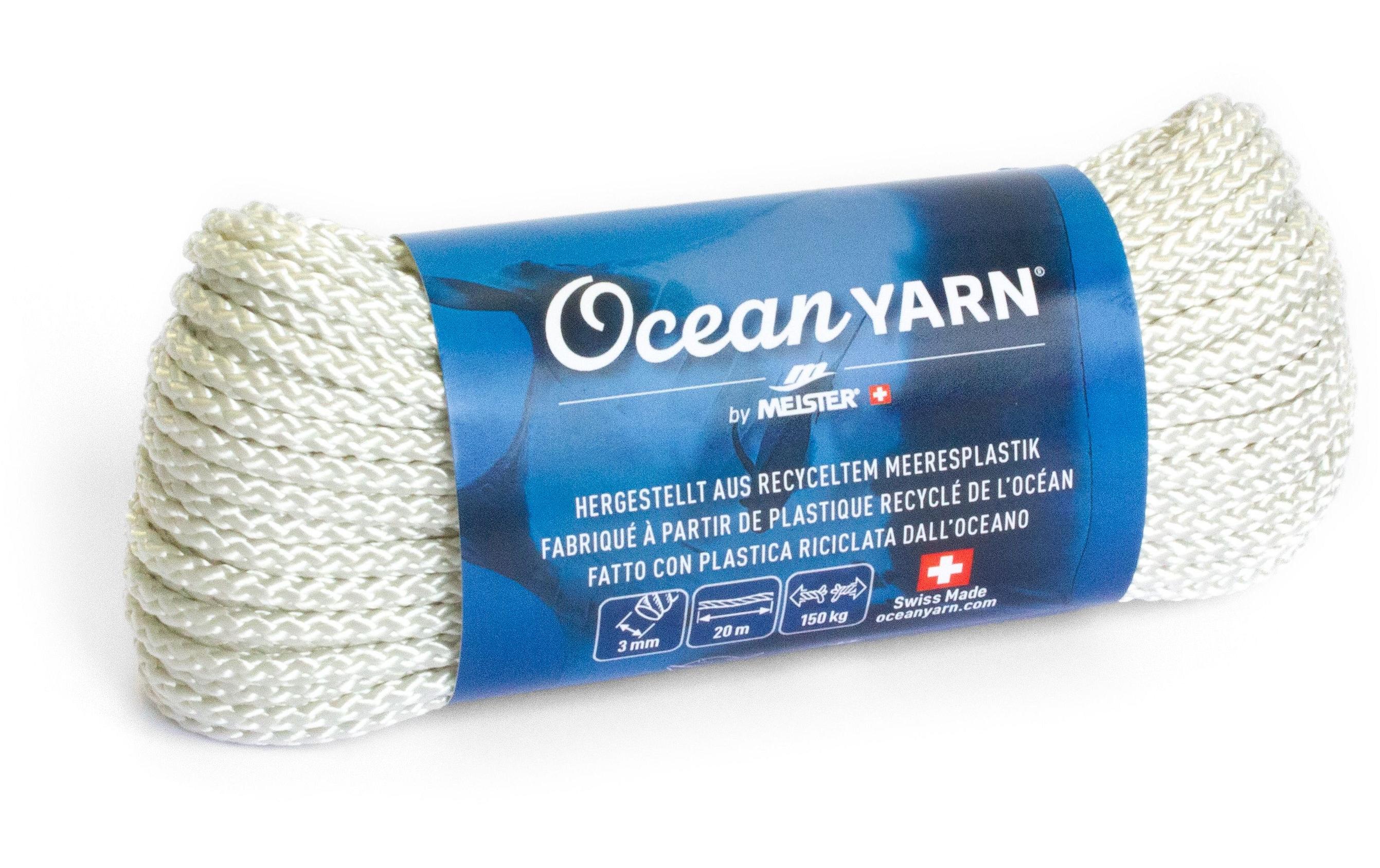 OceanYarn-Seilbund Kordel 3mm/20m weiss